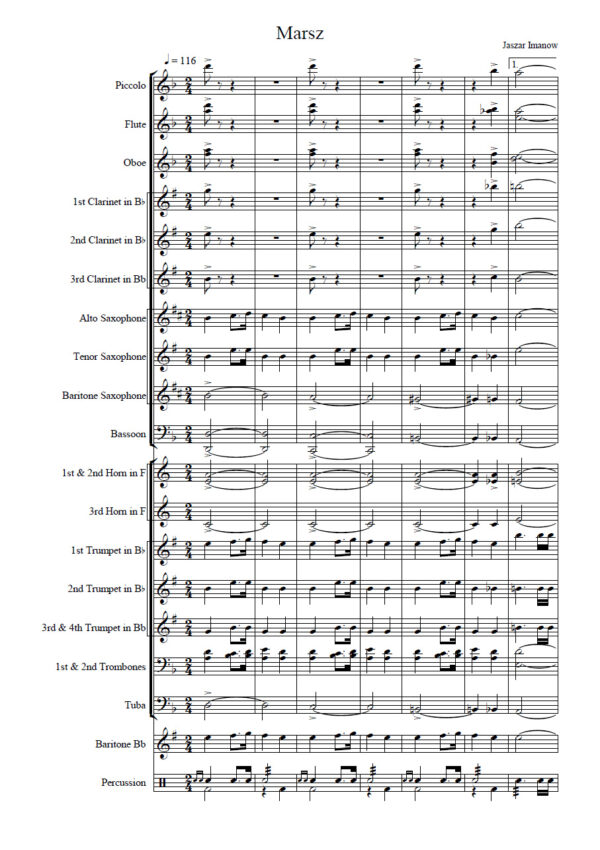 Marsz D-Minor - Imanow