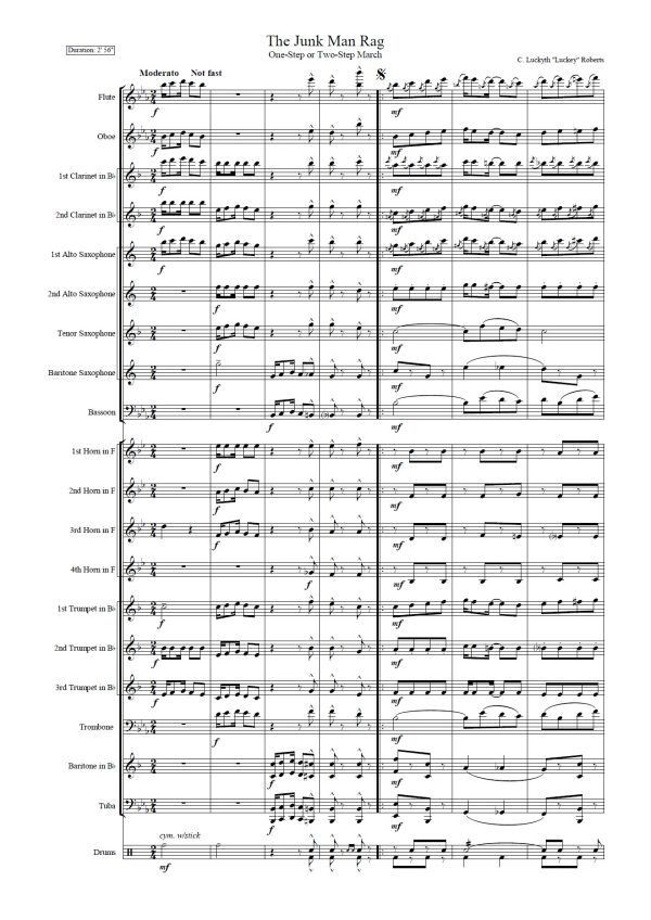 The Junk Man Rag - Ragtime