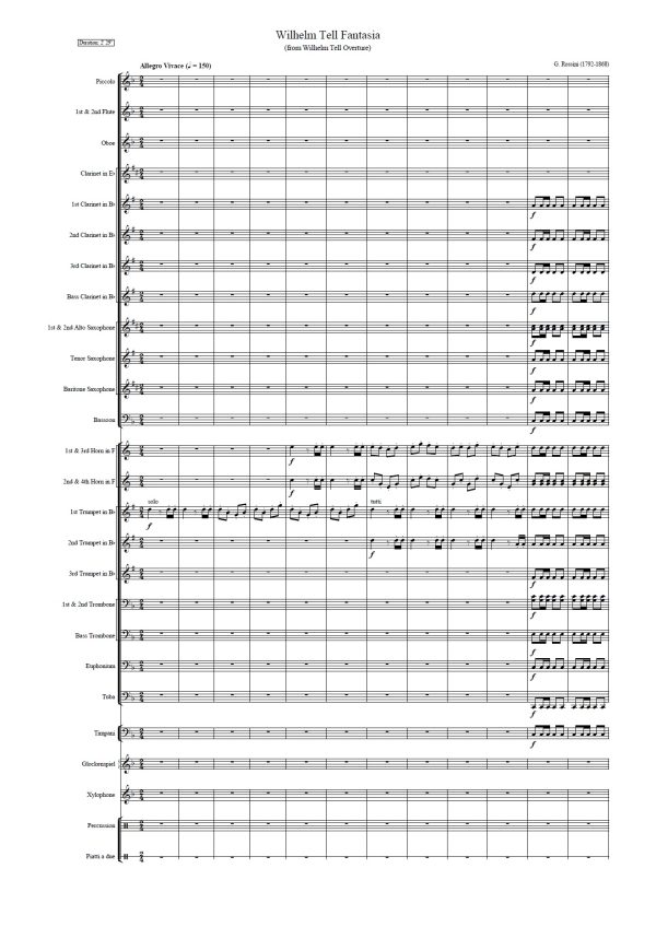 Rossini G. – Wilhelm Tell – Fantazja
