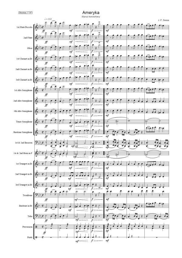 Ameryka – Sousa J. P.