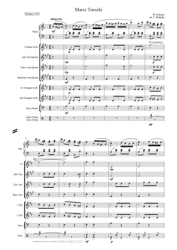 Marsz Turecki W. A. Mozart